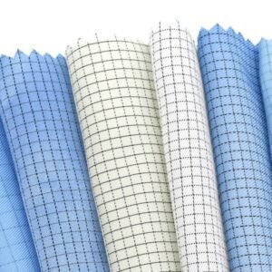 Flame Retardant Polyester Antistatic Fabric Plaid