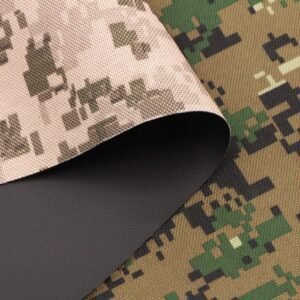 Polyester 900D Digital Camouflage PVC coating Fabric