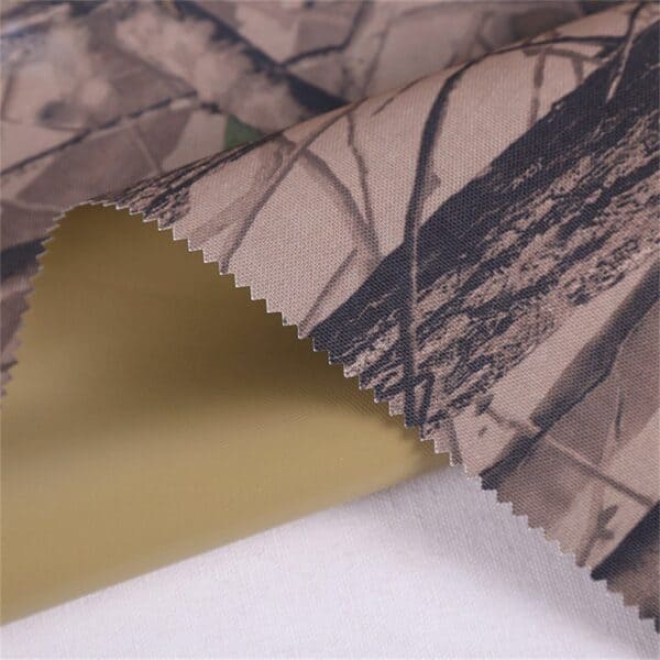 Polyester 600D Digital Printing Camouflage Coated PVC Fabric