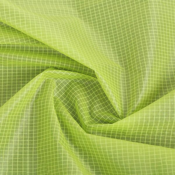 Recycled Nylon 15D Double Thread Grid Ultra Light Fabric