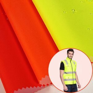 폴리에스테르 Hi Vis 패브릭 옥스포드 300D PU 코팅