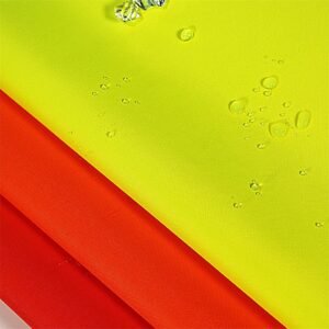 Tissu enduit PU Oxford de couleur fluorescente 300D